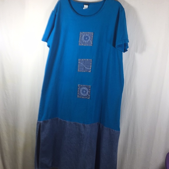 Navy Blue USA Dress Size 2X - Picture 1 of 8